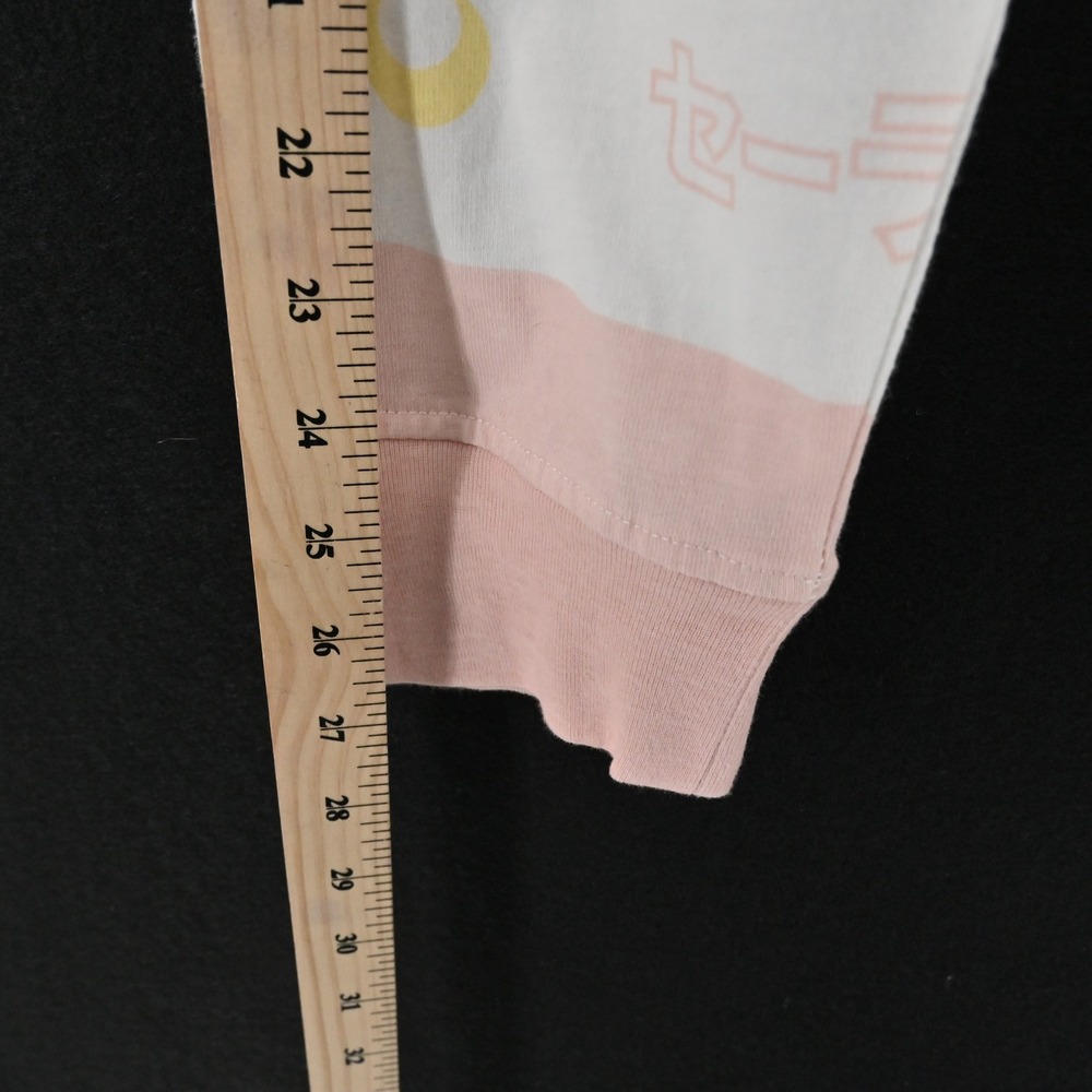 Sailor Moon Pink Stripe Polo Shirt Size M Anime BoxLunch Exclusive Long Sleeve - Picture 5 of 13